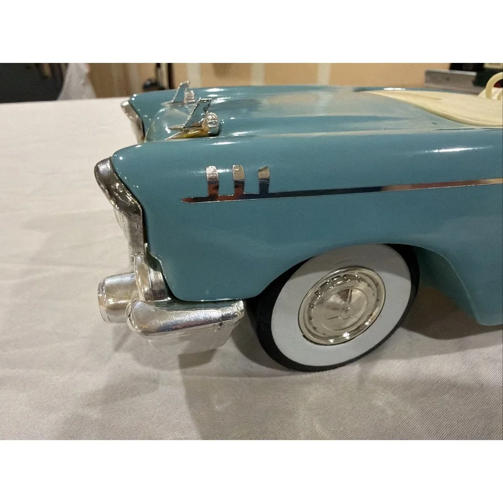 Rare Vintage Jim Beam 1957 Chevrolet Bel Air Porcelain Car Decanter -collectible